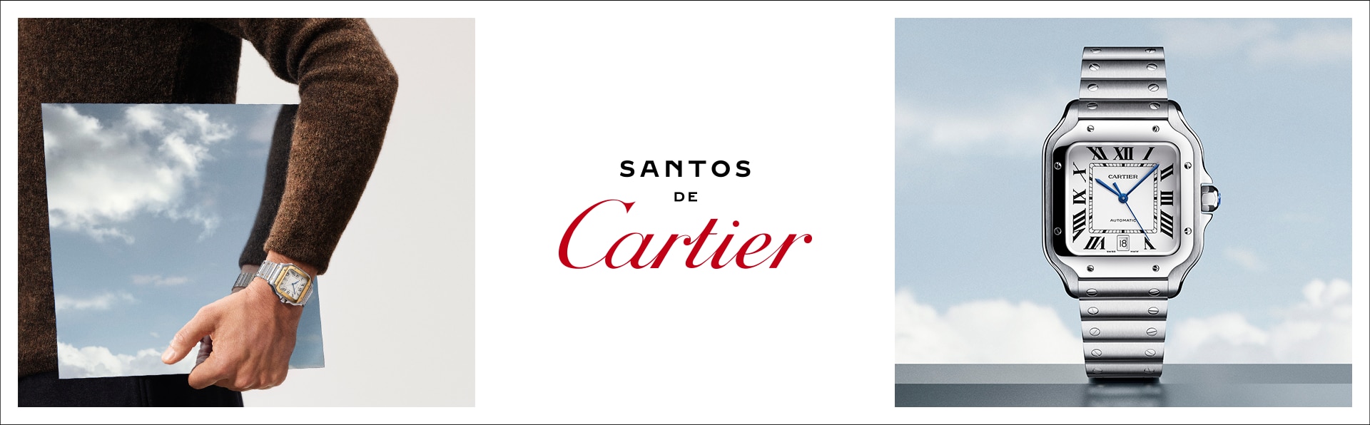 Cartier Santos Banner - Shop the Collection