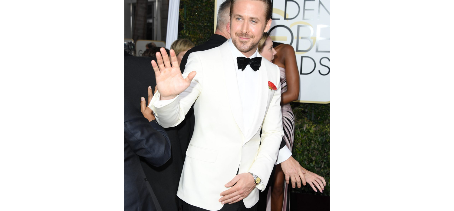 Actor Ryan Gosling attends 74th Annual Golden Globe Awards held in 2017