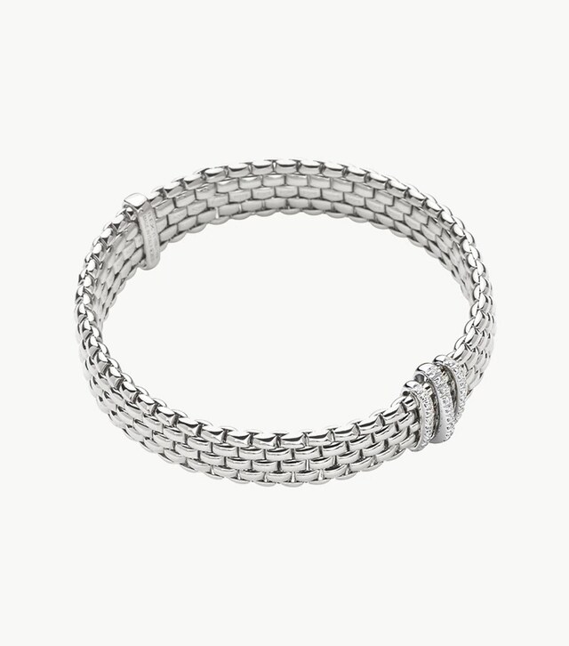 18k White Gold 0.23cttw Diamond Panorama Bracelet