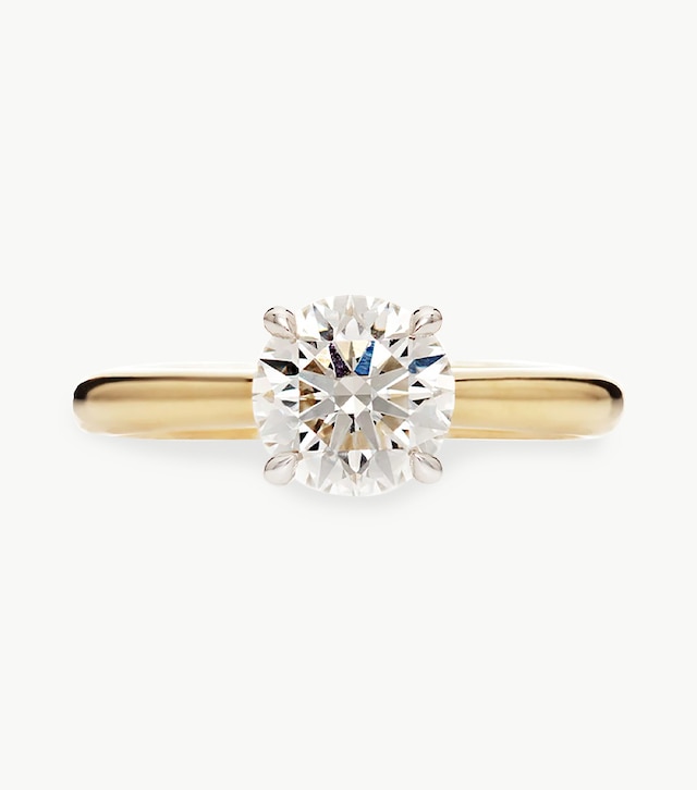 Mayors 18ct Yellow Gold 2.50ct Round Cut Engagement Ring