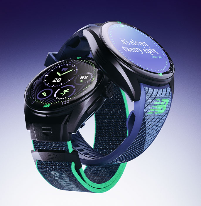 TAG Heuer Connected E5 Banner with New Balance Promotion